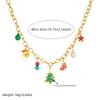 Christmas Charm Bracelet with Santa Tree and Sock Charms
