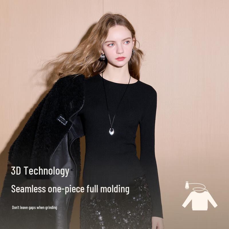 

Sancai 2025 Зимний Вязаный Пуловер Облегающего Кроя S 155/80A