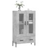 VidaXL Highboard Concrete Grey 69.5x31x115 Cm Engineered Wood 828312