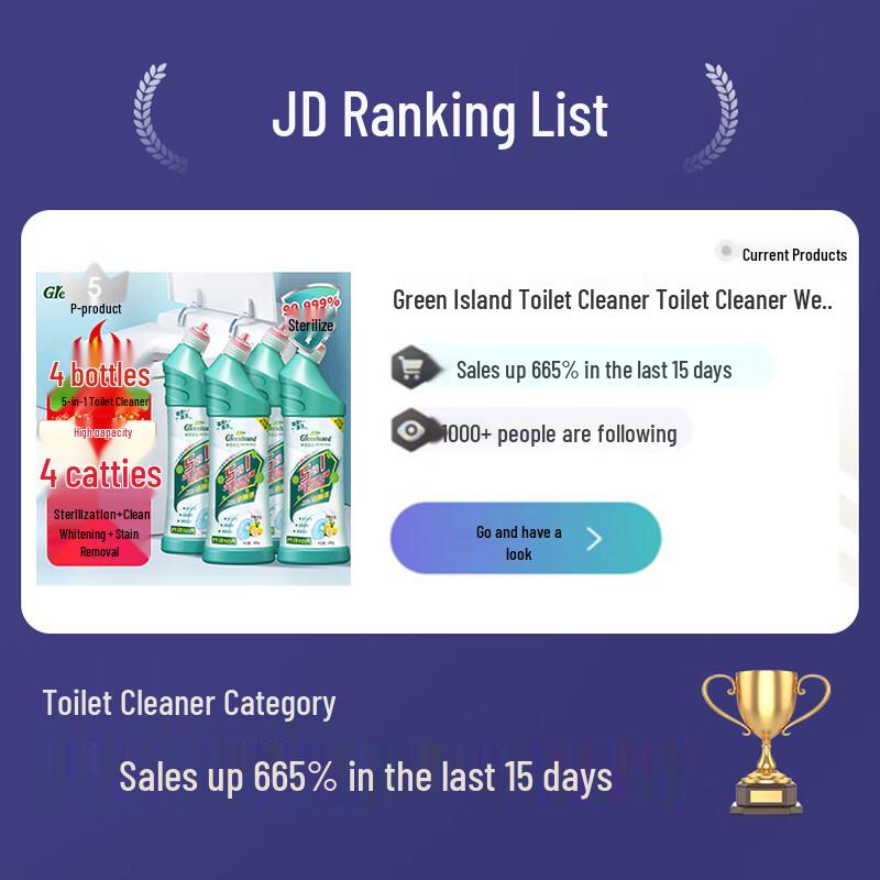 Green Island 5-in-1 Toilet Cleaner