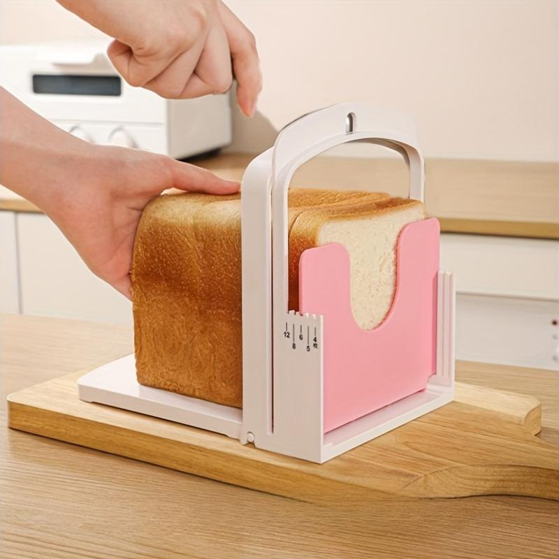 Bread Slicer Toast Cutting Guide Loaf Cutter Mold Adjustable Slice Maker Baking Bread Cutting Tool