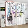 2 Pieces - Fast - Ramadan Auspicious - Printed Curtain - Polyester Material - Suitable for Bedroom, Living Room, Study