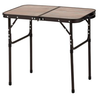Takeda Corporation Vintage Style 2WAY Aluminum Table 60cm Vintage Brown FT20-6040(VBR) 60×40