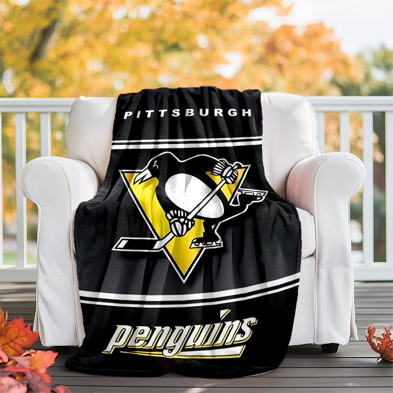 1pc Football Team (41) Theme Blanket - Digital Print, Polyester, Cozy for All Seasons, Perfect for Outdoor, Camping, and Travel