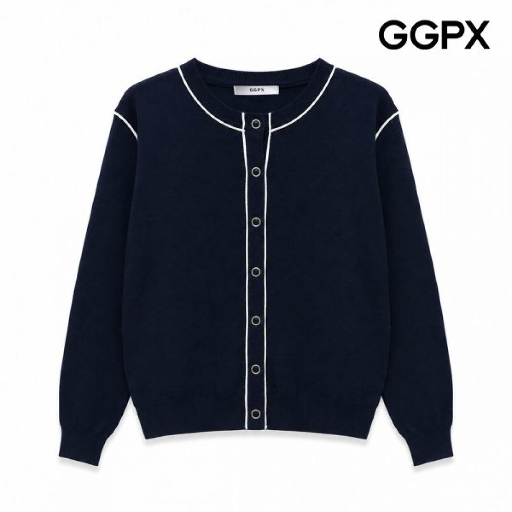 Ggpx New York Round Neck Line Button Knit Cardigan Gq8kg018f