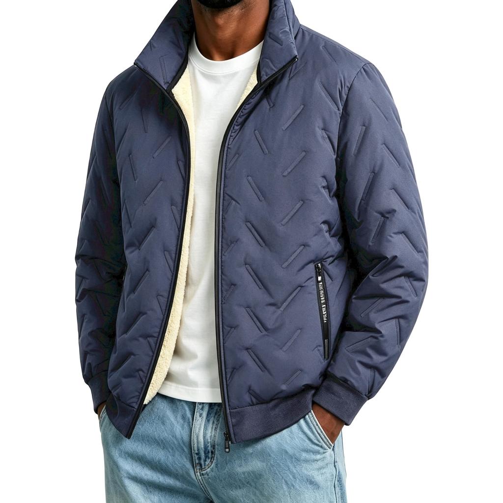 Giacca in Cotone Foderata, Cappotto Leggero in Montone, Capospalla Casual per Autunno e Inverno