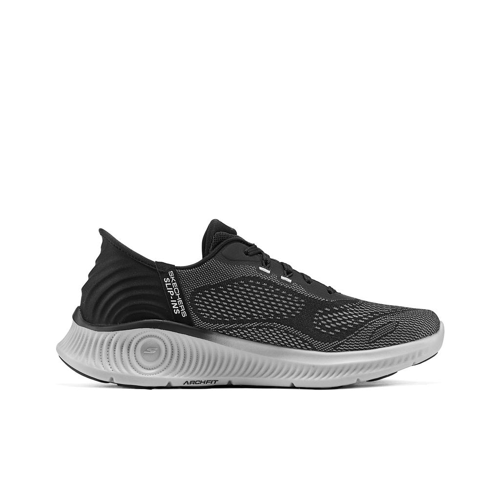 Skechers Go Walk Wygodne Wszechstronne Trwałe Sprężyste Buty Codzienne Buty Męskie Czarne Szare 216314C-BKGY