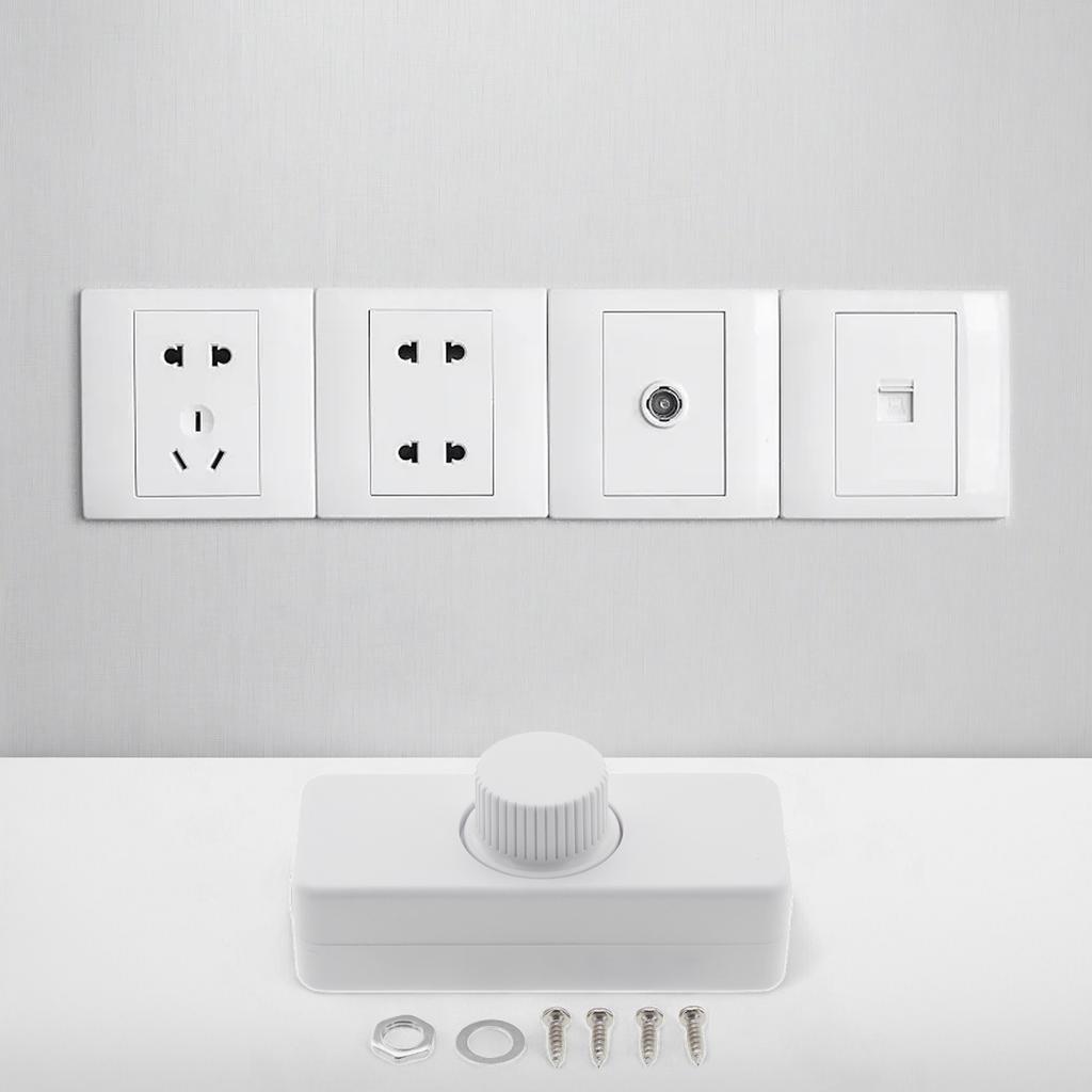 For Incandescent Bulbs LED Dimmer Switch Dimmer Switch LED Dimmer Switch White Dimmer Switch Built In Control Tool
