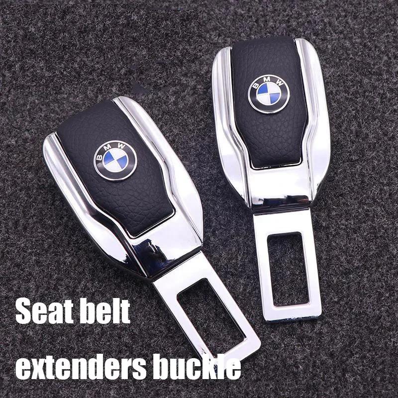 For BMW 1-5 Series X1 X2 X3 X4 X5 Metal Fashion High-grade Leather Car Safety Extension Buckle