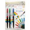 Art Brush Pen, 18-Color Set with Bonus Cartridge, AMZ-XGFL18