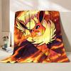 Pokémon Evoli Flanell-Kuscheldecke für Bett Sofa Zuhause Schlafzimmer Büro Reisen Kinder-Überwurfdecke Kinder Winter Warm Weich Geschenke
