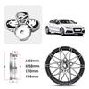 4 PEÇAS 60mm Styling de Carro Calotas Centrais de Roda Capa de Aro Emblema Para Skoda Octavia Fabia Rapid Superb Kodiaq Scala Karoq VRS