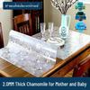 Transparent Soft PVC Table Mat - Oil, Water, and Scald-Proof for Dining and Coffee Tables