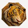 1PC Tiger Print Automatic Open/close, All-Season Portable Folding Umbrella for Women & Men yy250919163