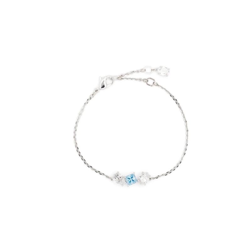 Swarovski Mesmera Crystal Embellished Brass Crystal Bracelet Women s Silver 5668359
