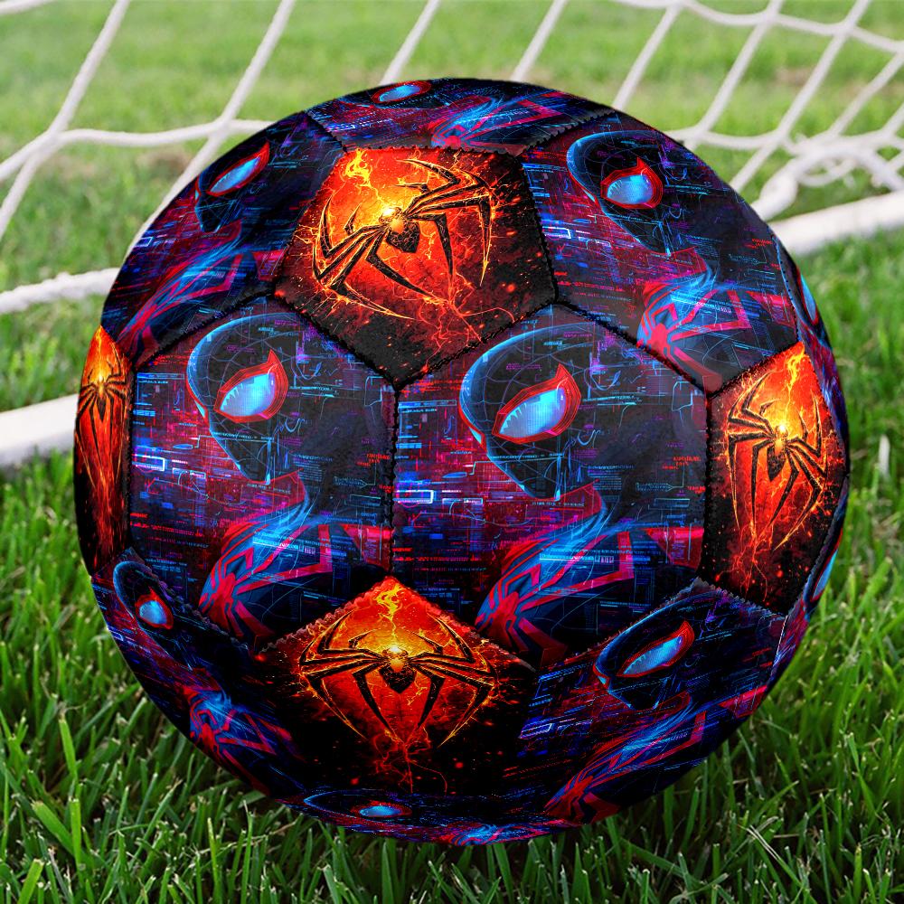 Red Spider Art Size 5 Soccer Balls, Anti-Slip, Protective Football, Outdoor Sport, a Unique Gift Suitable for him/her, Birthdays