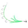 350mm Simulation Octopus Squid Swivels String Hooks with Steel Wire 360 Degrees  Rotating Artificial Fish