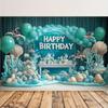 Party Backdrop Under The Sea Under Backgrounds Well Settings Event Backdrop Decoration Front Door Decor