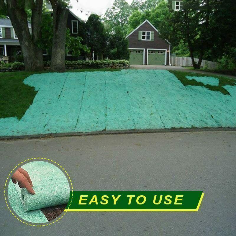 Buy 1Roll Blanket Moisturizing Biodegradable Grass Mat Horticulture Pad