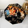 ACDC Theme Automatic Umbrella, Lightweight & Portable, 8 Rib, Perfect for Outdoor Travel, Birthdays, Christmas, Gifts.