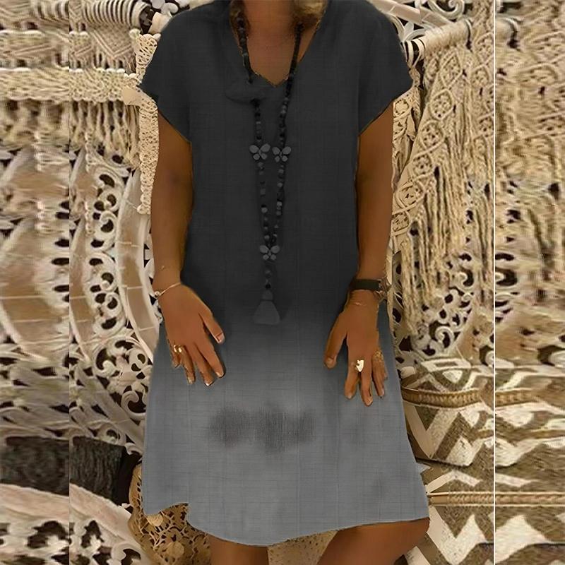 Rochii de seară pentru femei, cu imprimeu retro, elegante, de vară și primăvară, cu mânecă scurtă, cu guler îngust, casual