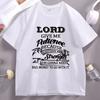 Funny Christian Humor TShirt Faith Short Sleeve Tee O Neck Shortsleeved Tops Unisex Women Comfortable Pure Cotton T Shirt Unisex