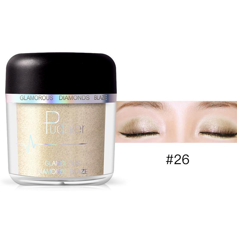 Makeup Diamond Bright Powder Eye Shadow Powder Pearl Light Matte Thin Flavored Eye Shadow Glitter Sequins