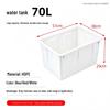 Extra Large Food-Grade Plastic Basin for Aquaculture: Ideal for Raising Fish and Turtles, Water Storage, and More