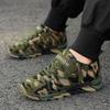 Kinder Camo Trainingsschuhe Outdoor Camps Alter 10-15 Atmungsaktive Mesh Sneaker Mit Klettverschluss