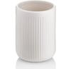 23731 Toothbrush Holder, Ceramic, White