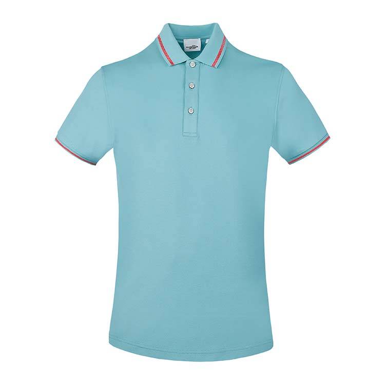 YHHC 98168  230G long-staple cotton pull frame lapel POLO shirt