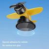Silent Rotating Airplane Solar Powered Car Interior Decoration Cool Car Dashboard Ornament  Gifts