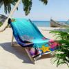 Underwater Cartoon Sea Creatures Design Beach Towel Quick-drying for Travel Outdoor Sports Jogging Beach and Swimming