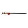 Fashion Retro Red Hair Stick Ancient Style Chinese Hairpin Headwear Red Rose Fringe Hairpin  Women