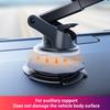 2PCS High Adhesion Suction Cup Pad Silicone Grip Disc Secure Phone Holder Base Mounting For Most Car Dashboard Designs
