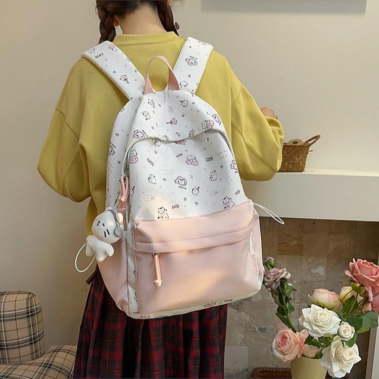 Schoolbag Japanese Schoolbag Junior High School Girl High School Student Korean High Value 1011 New Girl Large Capacity Backpack Male