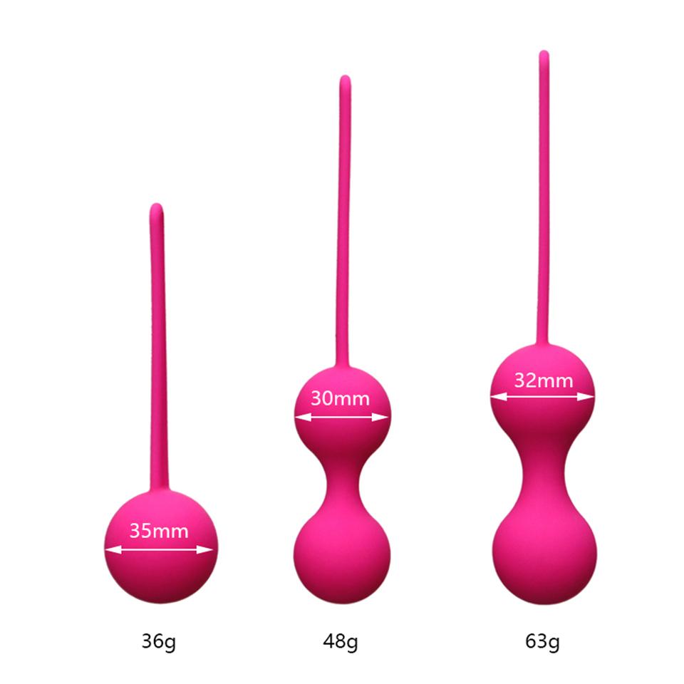 Safe Silicone Smart Ball Vibrator Kegel Ball Ben Wa Ball Vagina Tighten Exercise Machine Sex Toy for Women Vaginal Geisha Ball