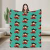 Dragons Balls Blanket Son Goku Warm Novelty Plush Throw Blanket For Kids Adult Outdoor Flannel Bedspread Bed Cover