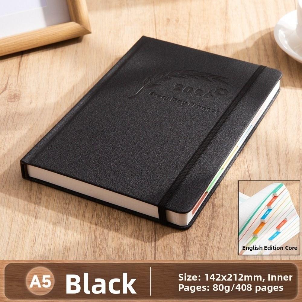Wear-resistant 2026 Schedule Planner Notepad 12 Months To-do List Notebook  Student