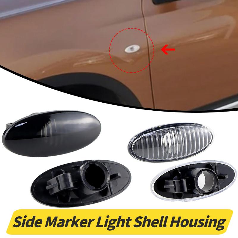 2PCS For Mercedes-Benz Smart Fortwo/Forfour 453 2015-2019 Car Turn Signal Side Fender Marker Light Lamp Cover Shell Left&Right