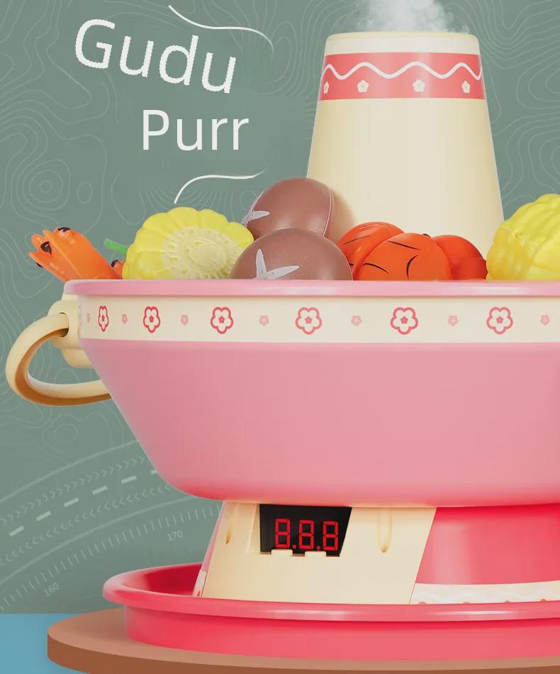 Kinder Musikalische Spielküche Hot Pot Spielzeugset mit Sprühfunktion