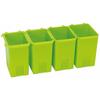 Skater Refrigerator Storage Case Vegetable Compartment Organizing Case Interlocking Set of 4 Made in Japan FVR1