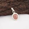 Peach Moonstone Gemstone Jewelry, 925 Sterling Silver Pendant, Handmade Gorgeous Silver Pendant, For Wedding Gift