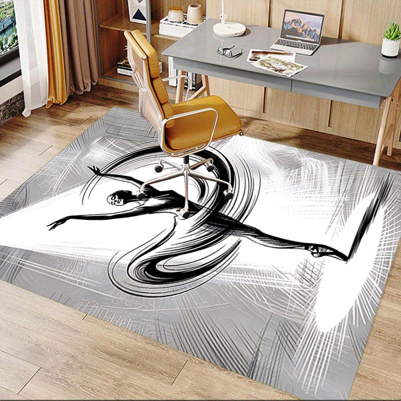 1PC Ballet Dancer Extra Large Non-Slip Floor carpet, Office, family, bedroom, Studio - Large Area Rug Indoor Rugs, Vibrant Colors-A228