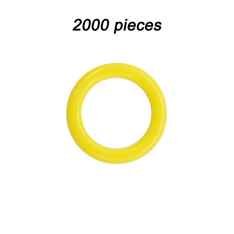 2000 Plastic Knitting Mark Ring Needle Ring Mark Crochet Craft Tool Knitting Mark Ring for Crochet