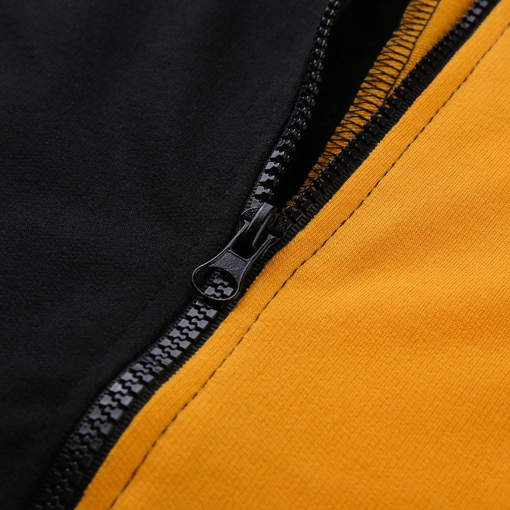 Pánská patchworková mikina na zip a kalhoty, sportovní souprava, tepláková souprava