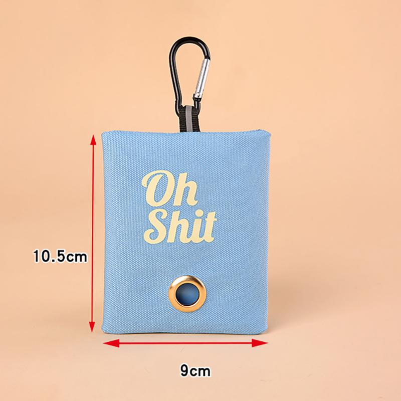 Pet Haustiere Liefert Leinwand Müll Taschen Kotbeutel Spender Tragbare Hund Kot Abfall Tasche Halter Outdoor Welpen Katze Pick Up veranstalter