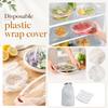 Disposable Food Wrap Covers with Bag – Food Grade Plastic Bowl Covers for Refrigerator Leftovers, Odor, Household Kitchen Supplies