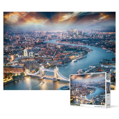 1000 Piece Jigsaw Puzzle - London Twilight Gift, Popular Korean Puzzle