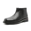Fashion New Retro Men's Zipper Ankle Boots For Autumn And Winter Classic  And Durable  Flat Boots  Comfortable Side Zipper Walking Boots